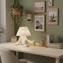 Luminária de Mesa Boneco Lounge Off White