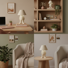 Luminária de Mesa Boneco Contemporâneo