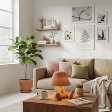 Luminária de Mesa Boneco Relax Terracota