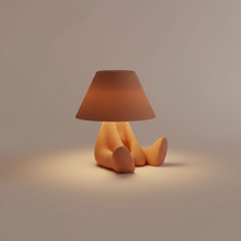 Luminária de Mesa Boneco Relax Terracota