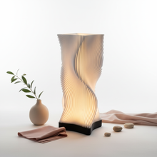 Luminária de Mesa Véu Esculpido