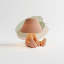 Luminária de Mesa Boneco Relax Terracota