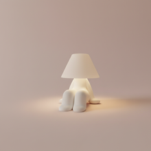 Luminária de Mesa Boneco Sentado