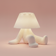 Luminária de Mesa Boneco Lounge Off White