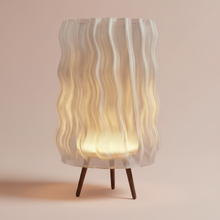 Luminária de Mesa Ondulada