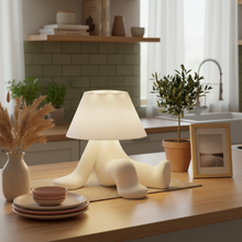 Luminária de Mesa Boneco Lounge Off White